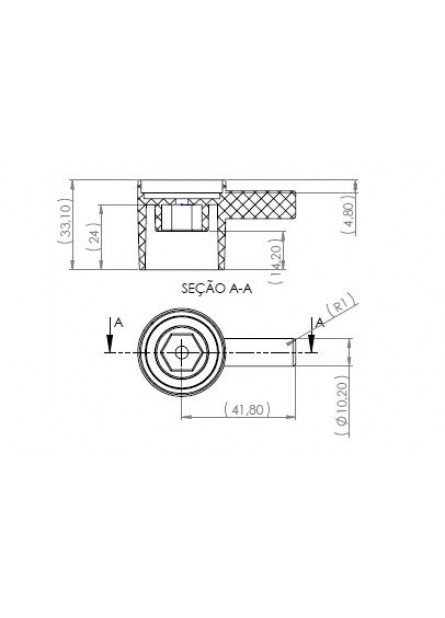 2732 - VOLANTE C-61 ABS CROMADO